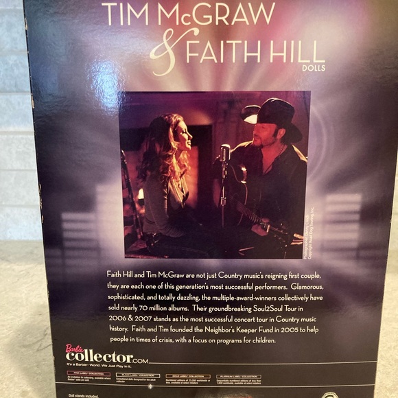 Barbie Tim McGraw & Faith Hill. New in box, never opened. - Picture 5 of 11